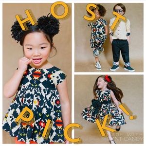 MARIN+MORGAN Southwestern Geometric Baby Dress 2-3